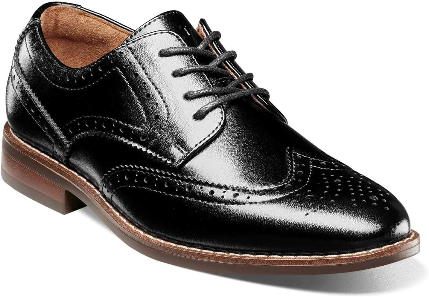 Детские оксфорды с перфорацией Rucci Jr. Florsheim, Black