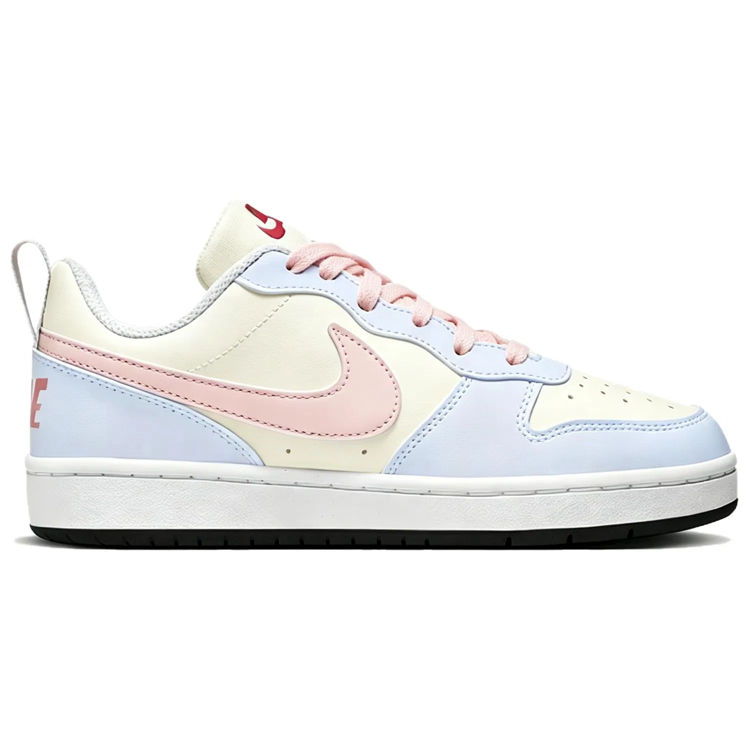 Детские кроссовки для скейтбординга с принтом Court Borough Nike, Light Pink Blue — фото 3