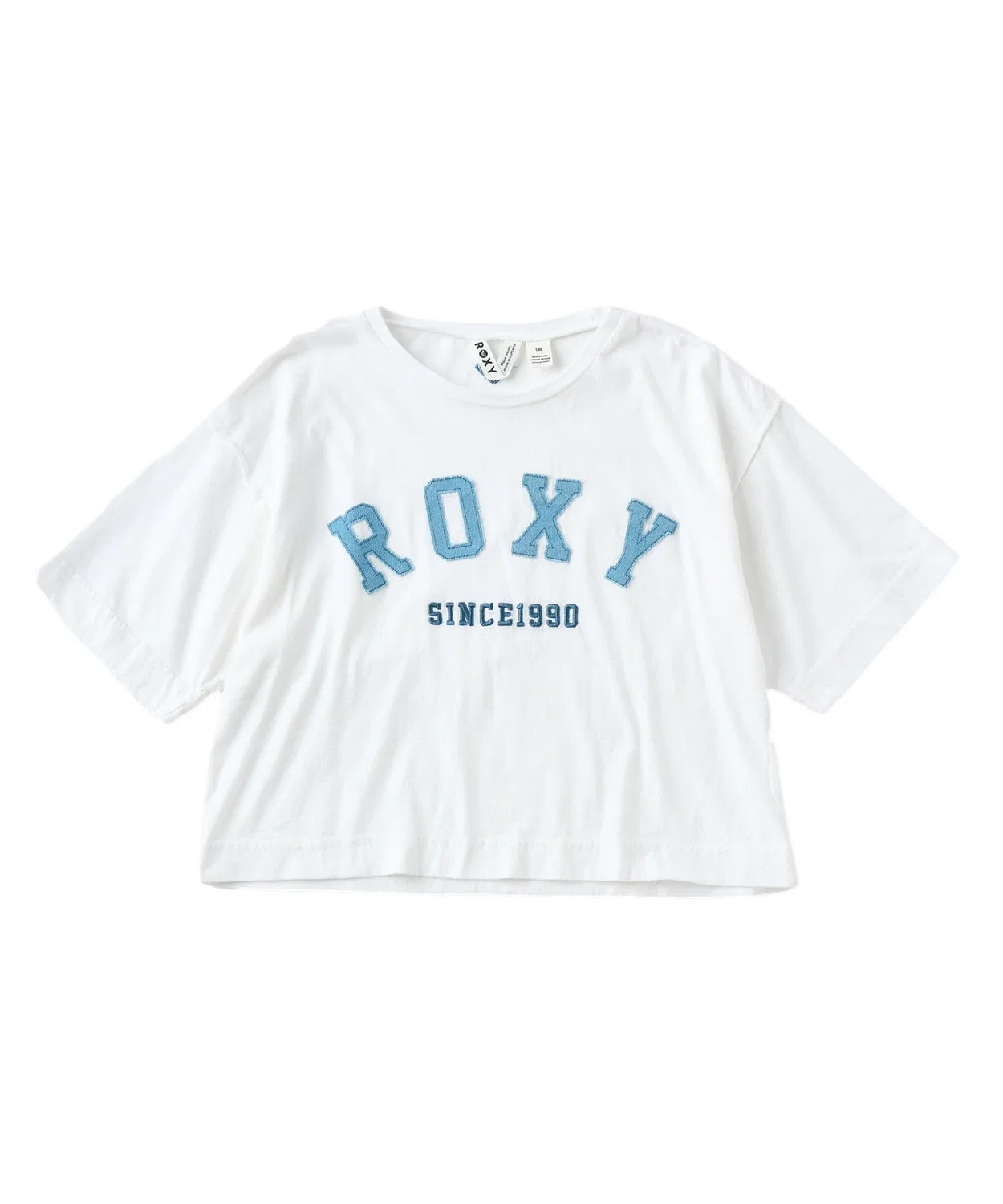 Детская футболка с коротким рукавом MINI SUNVIBES ROXY, White