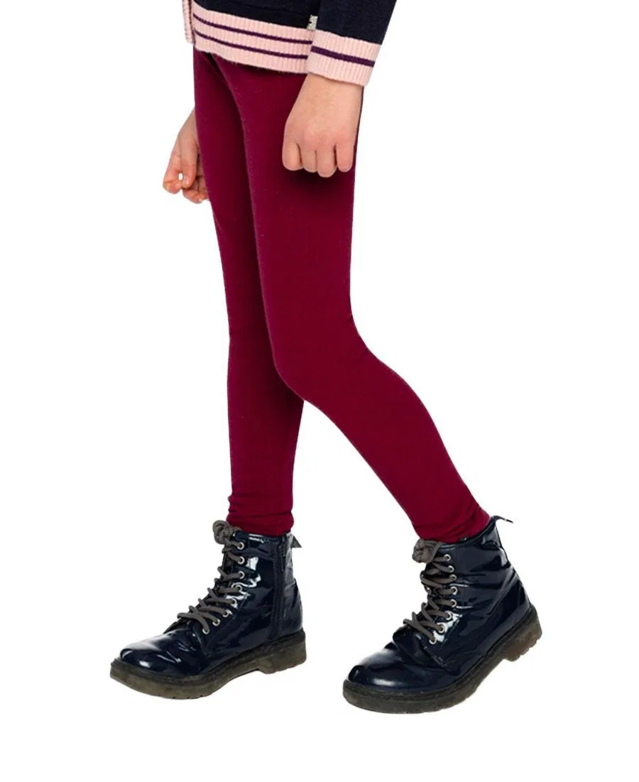 Леггинсы для малышки с ребристой текстурой, из коллекции Girls Must-Haves Deux par Deux, Reddish-Brown — фото 2