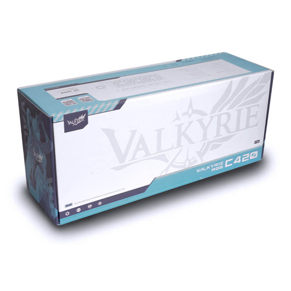 Система жидкостного охлаждения Valkirye C420W-RGB, белый — фото 4