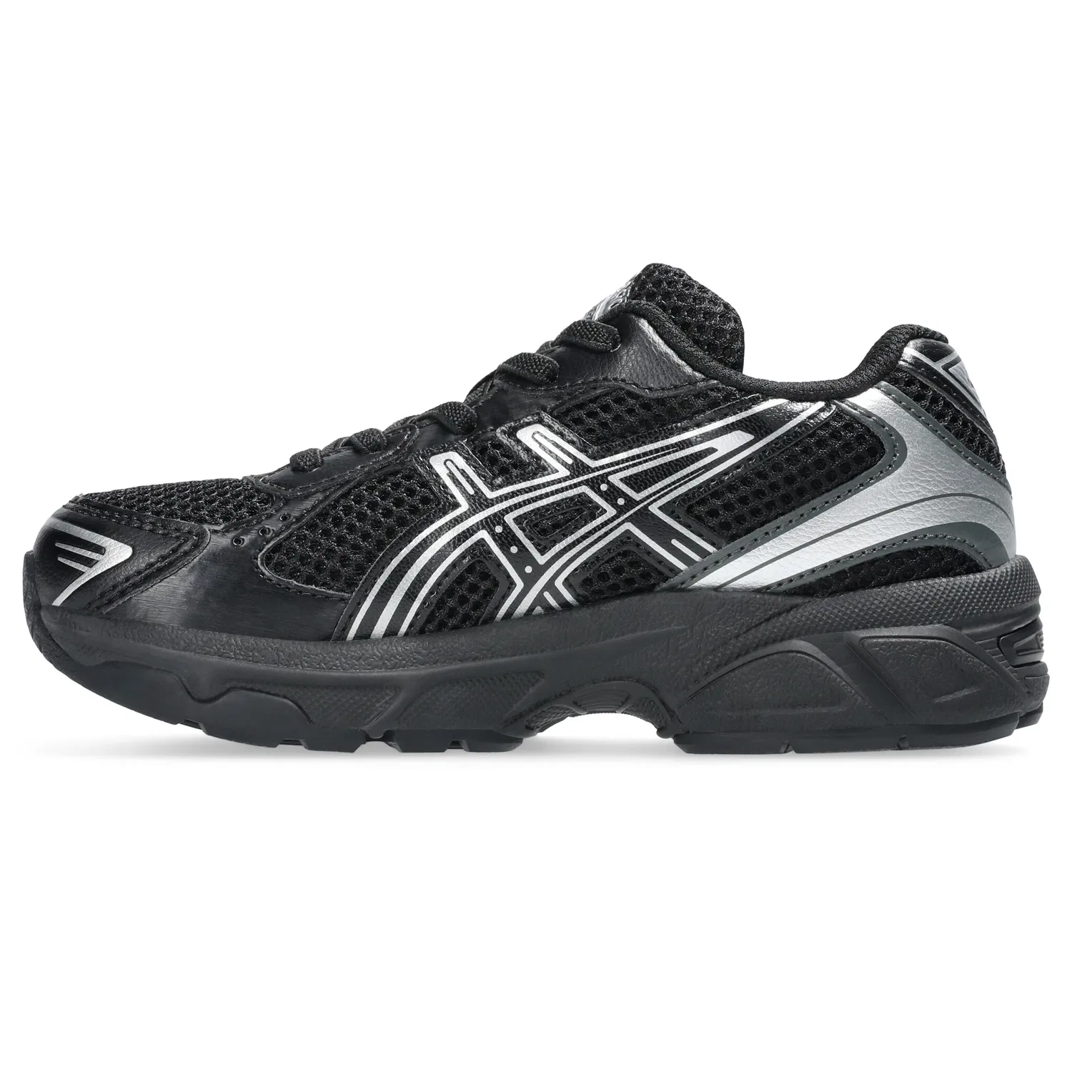 Детские кроссовки с технологией GEL ASICS SportStyle, Black/Pure Silver — фото 3