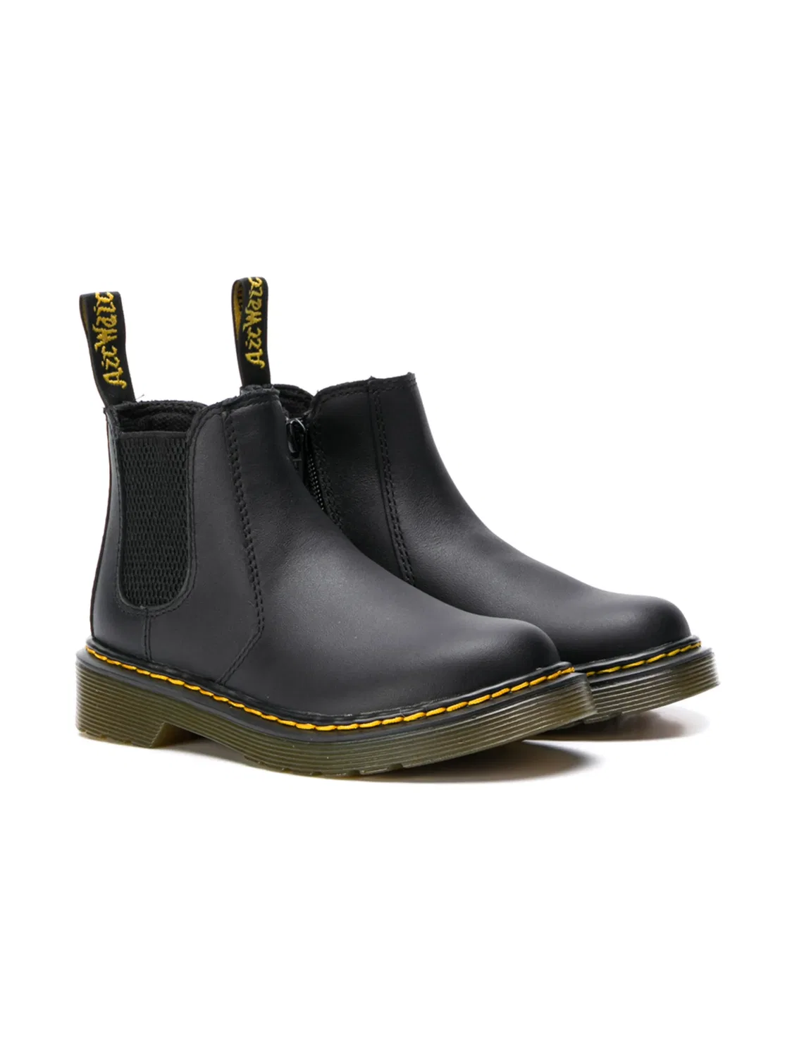 Ботинки Chelsea из мягкой кожи Dr. Martens, черный