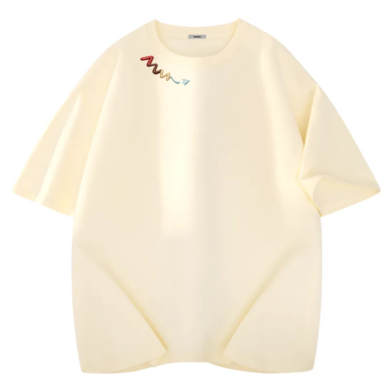 Детская футболка с круговым вырезом Flying Towards Dream MINISO, Light Beige