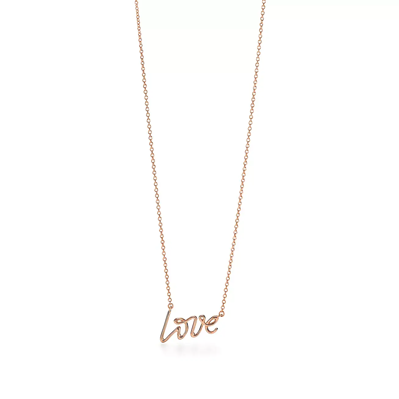 

Колье Tiffany & Co. x Paloma's Graffiti Love, розовое золото
