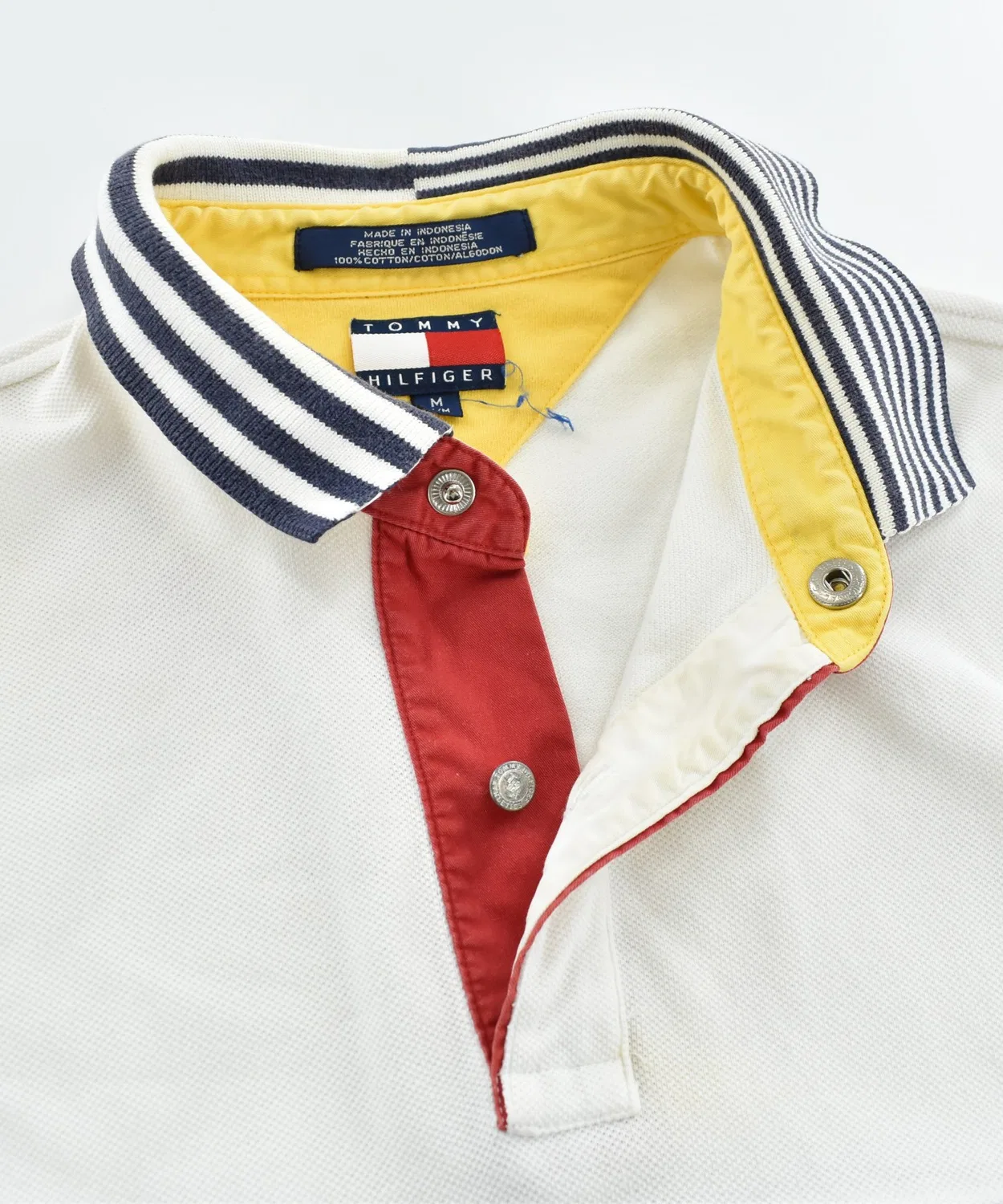 Мужская футболка-поло с длинным рукавом модель INTERNATIONAL GAMES MCMXCVI TOMMY HILFIGER, Белый — фото 3