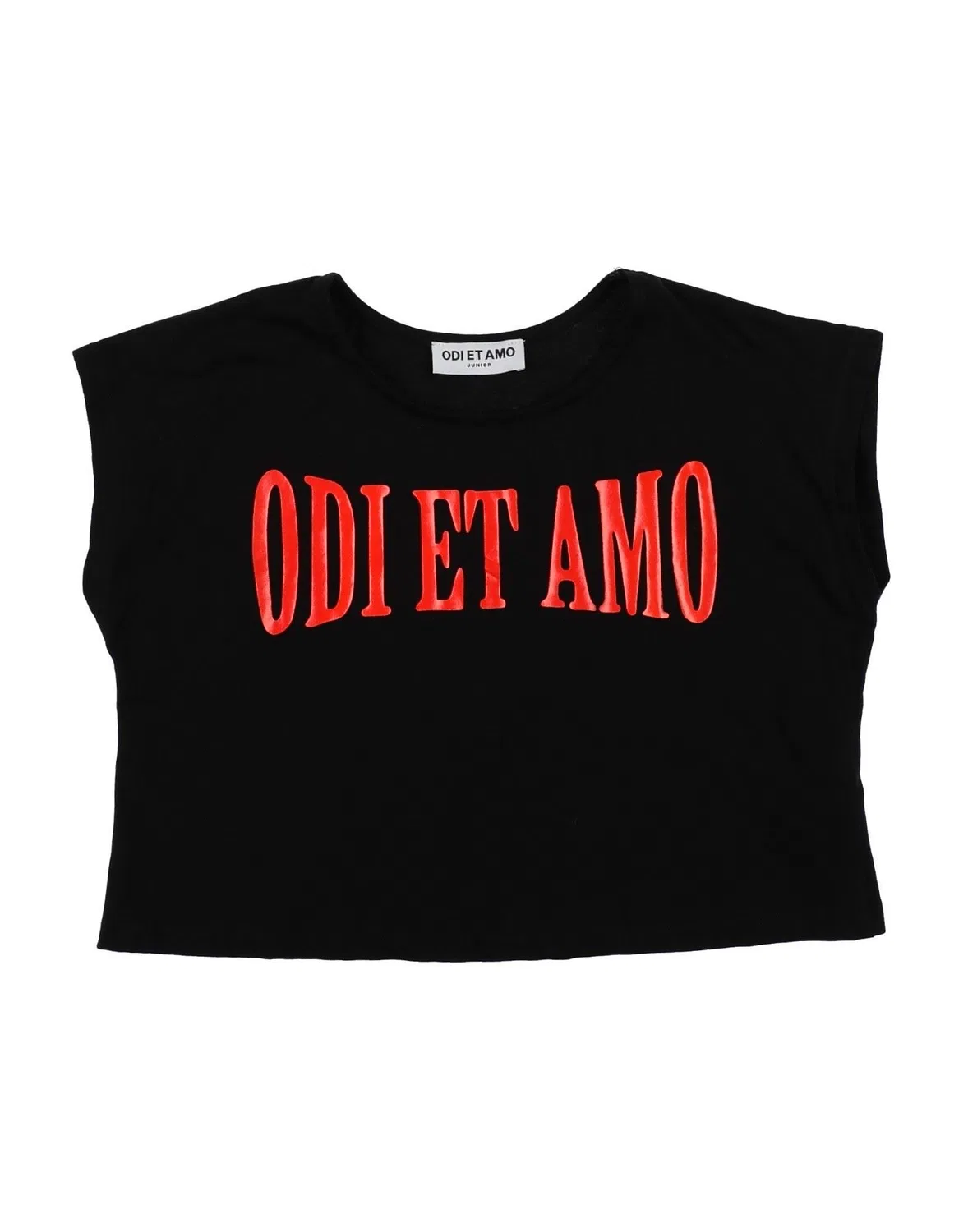 Детская футболка с принтом Odi Et Amo, черный