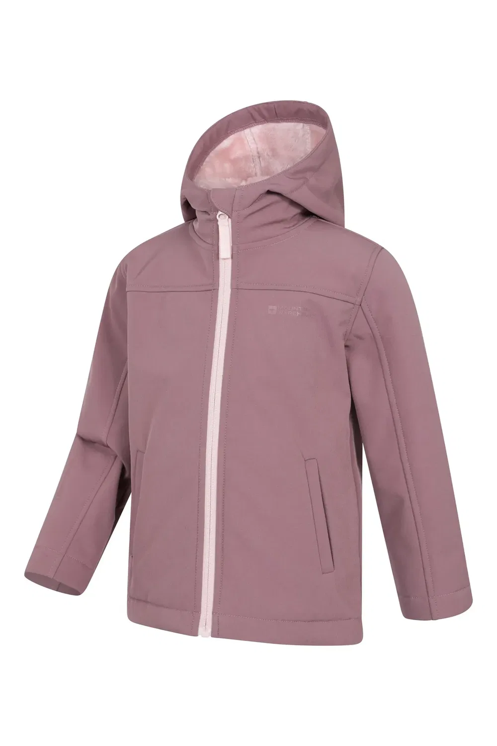 Детская ветрозащитная куртка из софтшелла Arctic Mountain Warehouse, Pink — фото 4