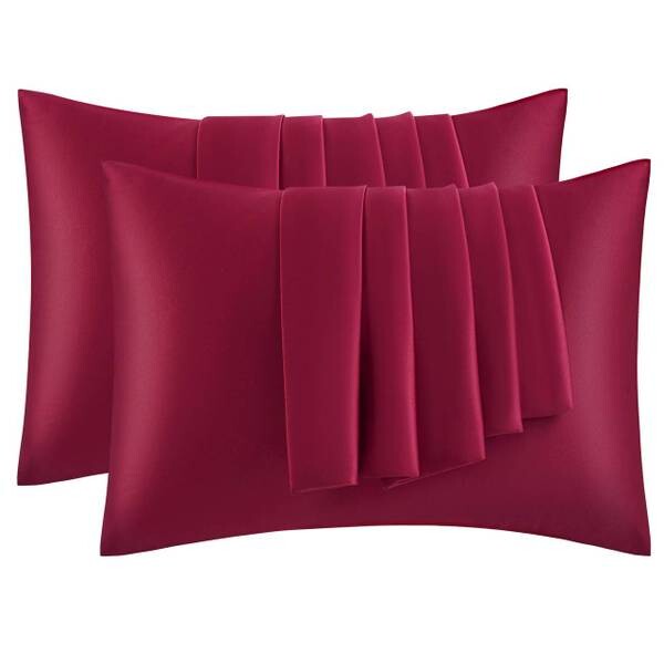 

Наволочка Woltu Tuan (2 шт), 50x2x70 см, бордовый