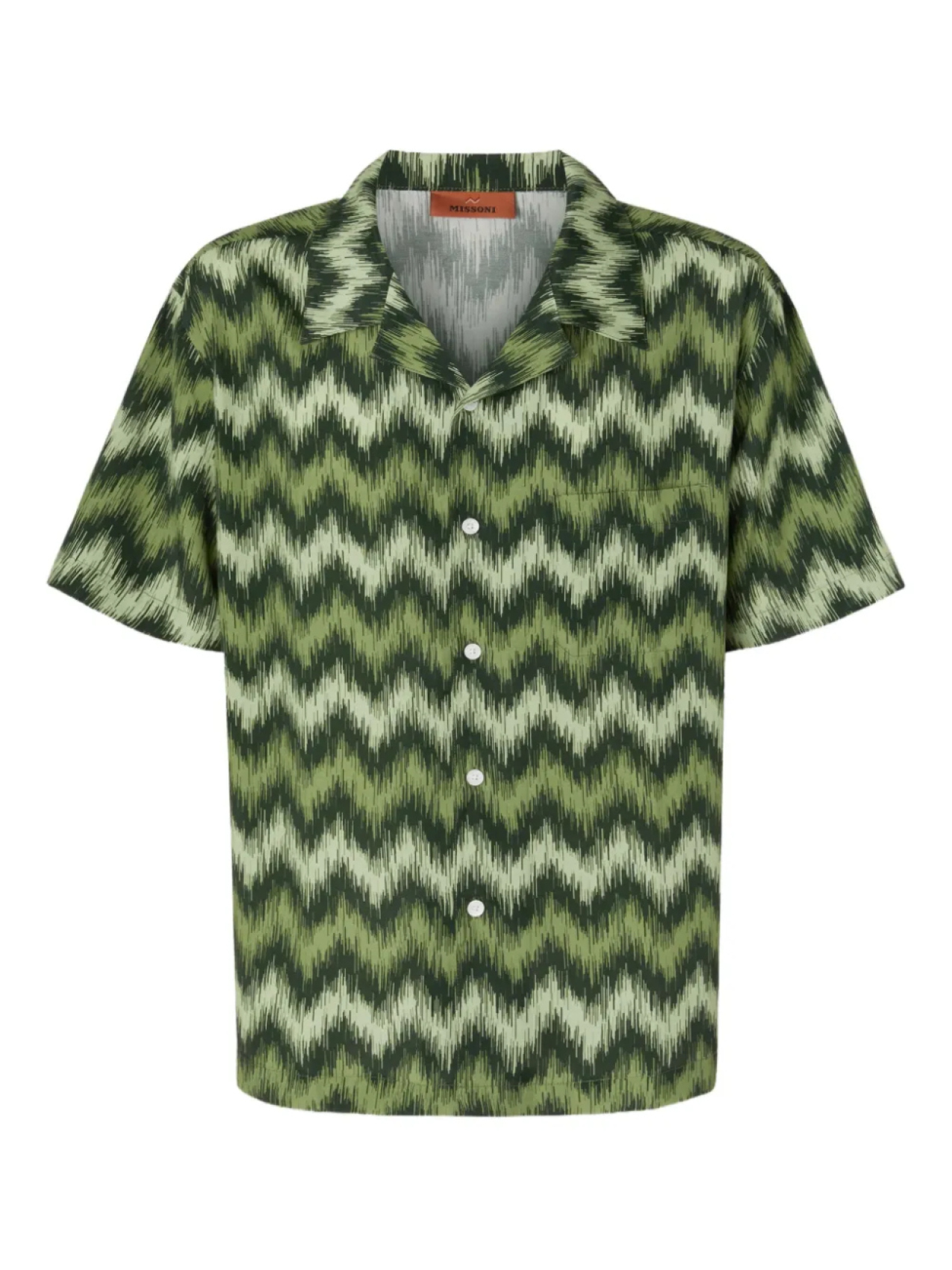 

Рубашка с зигзагообразным принтом Missoni, зеленый