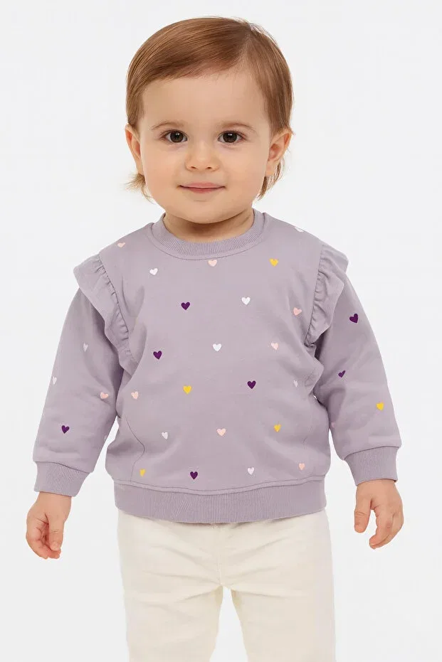 Детские свитшот для девочек с длинным рукавом Divonette, Lilac