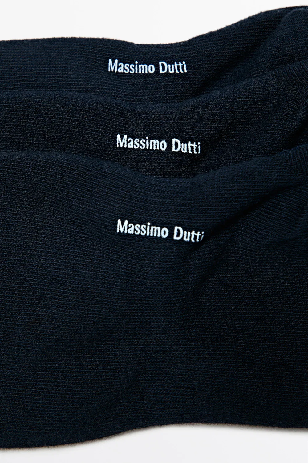 Носки Massimo Dutti, набор из 3 пар, невидимые, темно-синий — фото 2