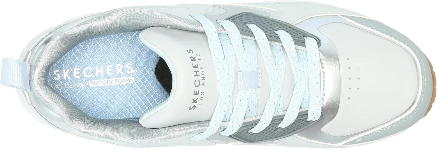 Детские кроссовки для девочек UNO Gen1 Color Surge Skechers, Grey/Lightblue — фото 4