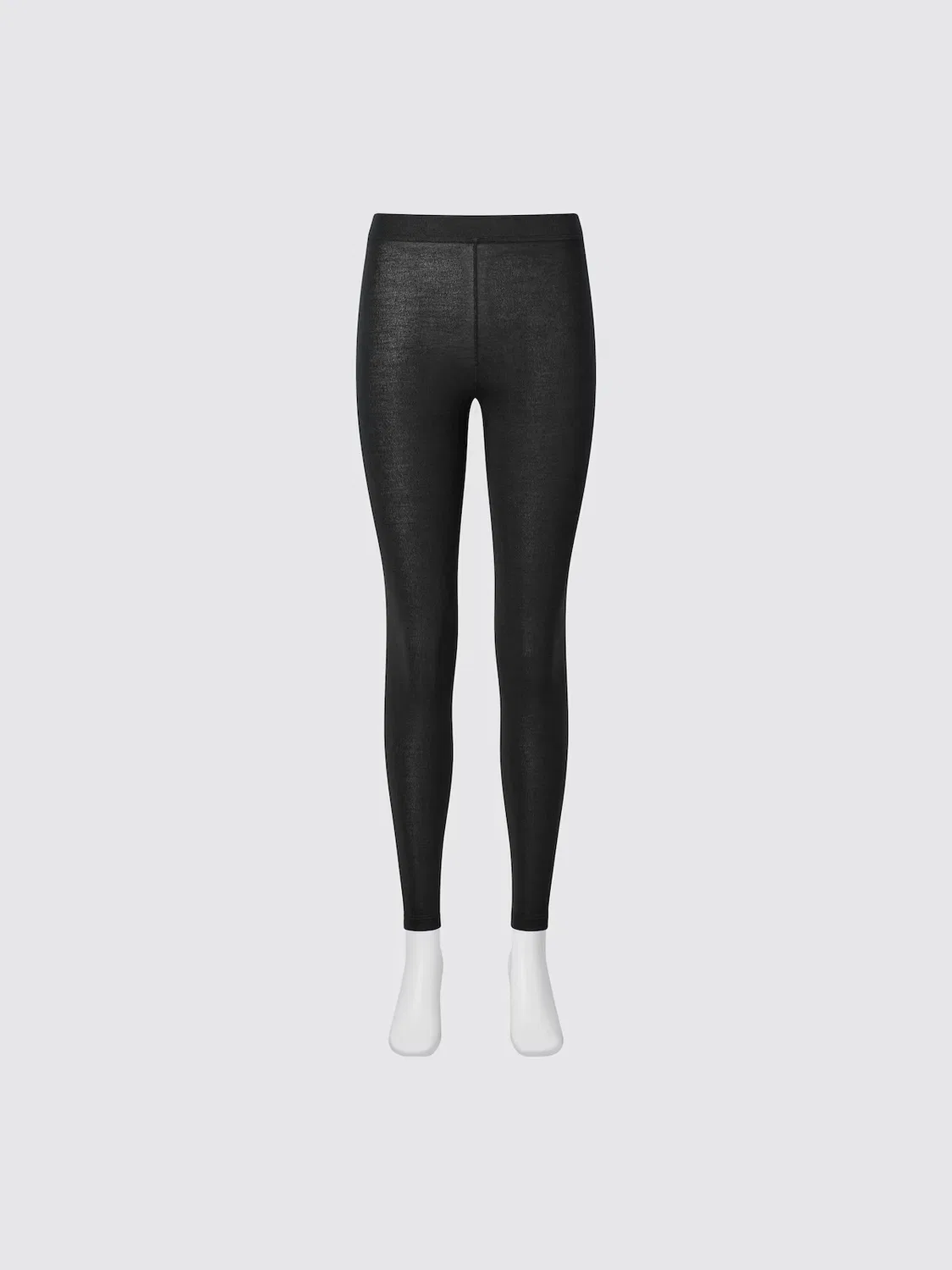 Леггинсы Uniqlo Heattech, кашемировые смесь, черный