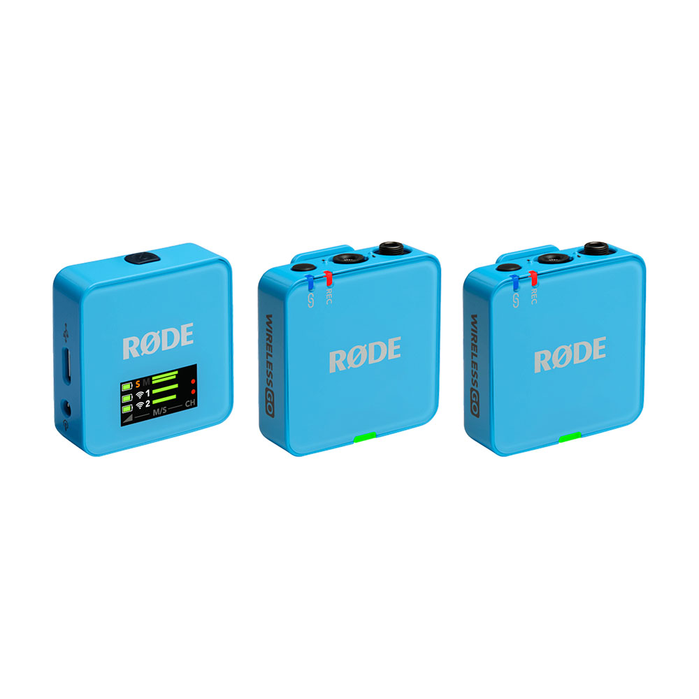 

Беспроводная микрофонная система Rode Wireless Go III, голубой