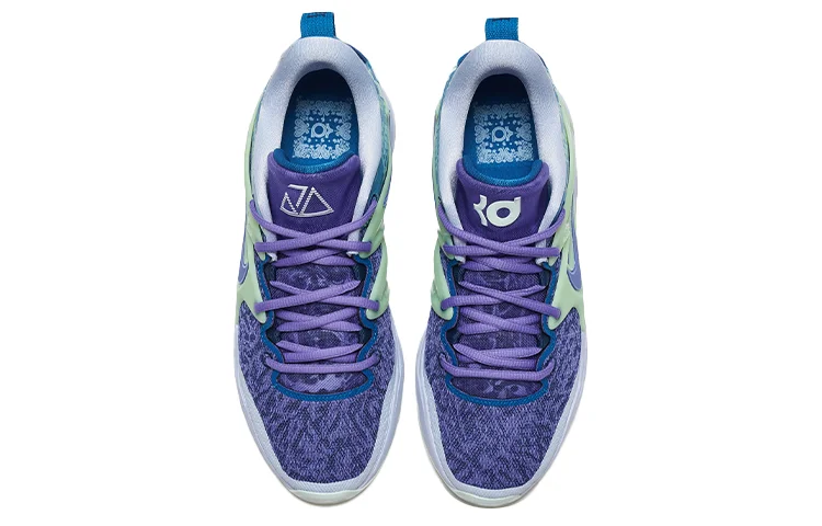 Кроссовки Nike KD 15 EP, фиолетовый/светло-зеленый — фото 4