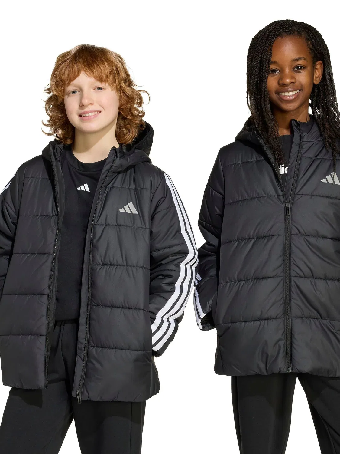 Куртка утепленная adidas Essentials 3-Stripes Padded, черный