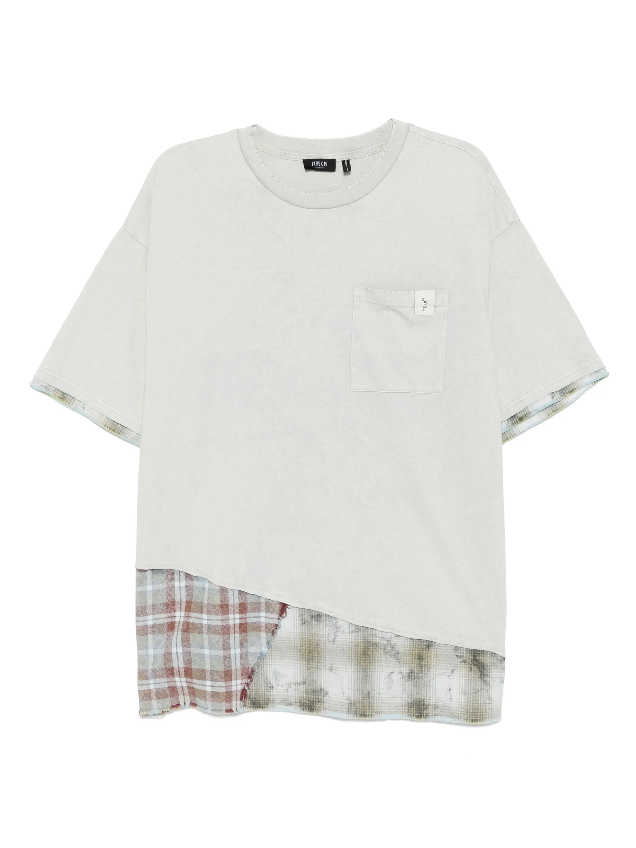 

Футболка в технике пэчворк Five Cm, синий