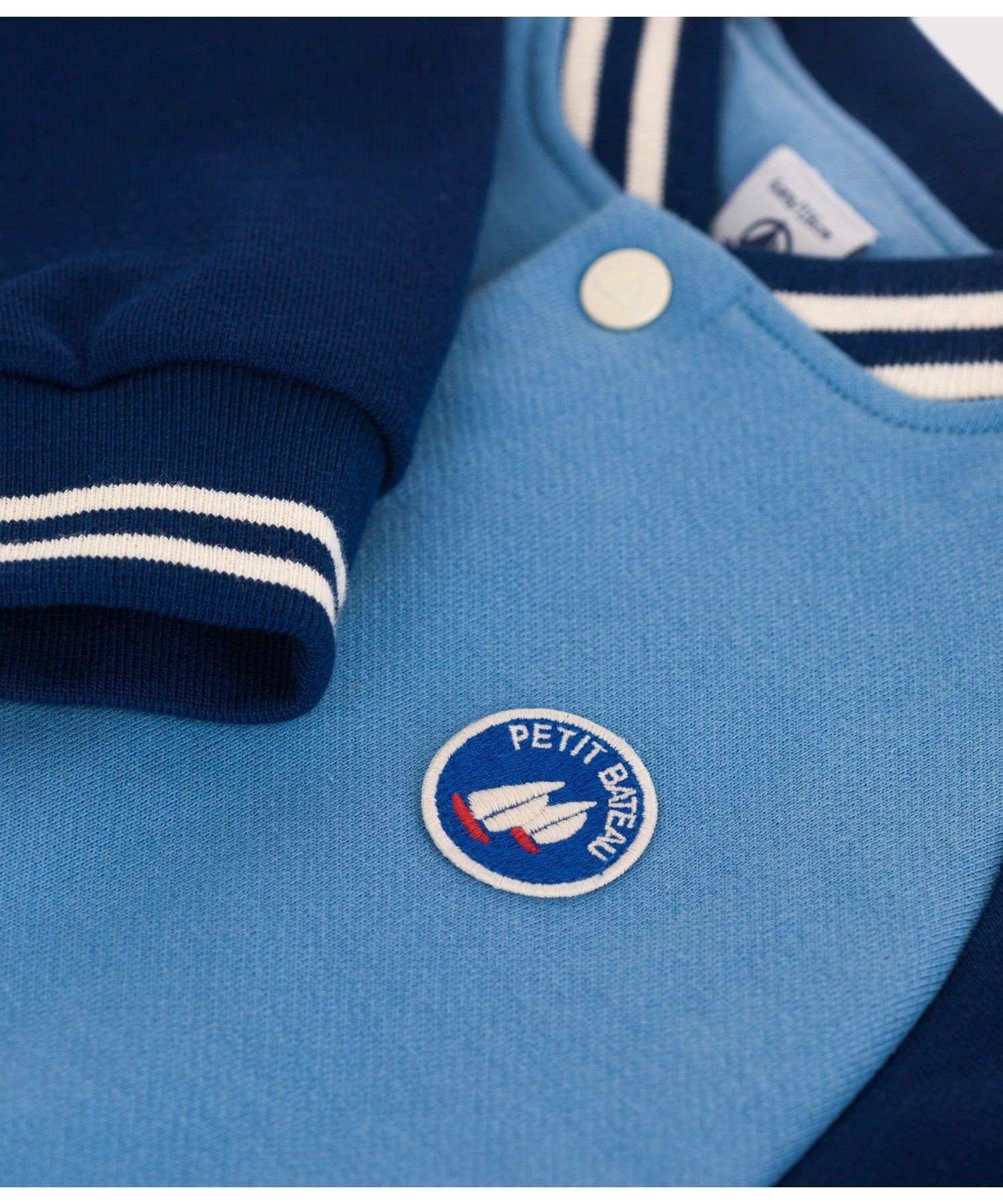 Блузон Petit Bateau, Blue/Navy — фото 4