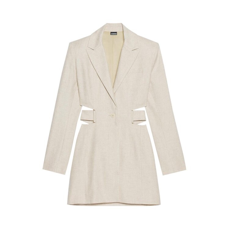 

Платье Jacquemus La Robe Bari, цвет Light Beige