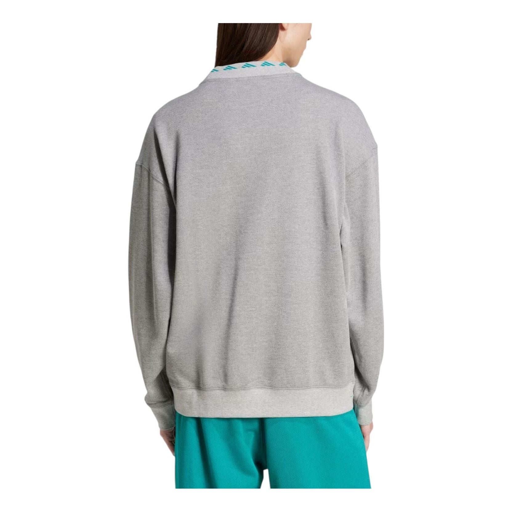 Свитшот Adidas EQT Reflective Crewneck 'Medium Grey Heather' — фото 3