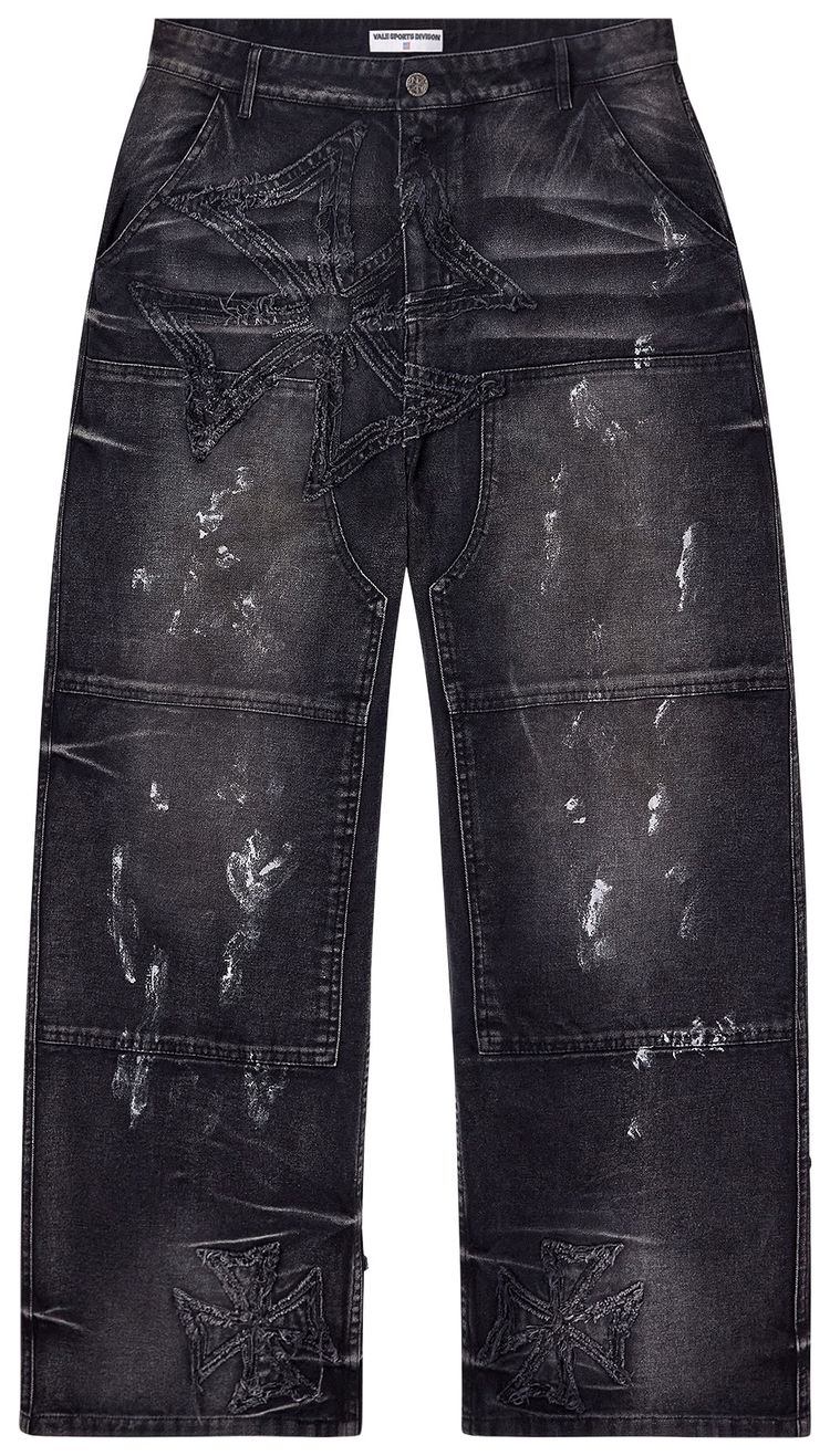 

Брюки Vale Forever Motocroxxx Carpenters, черный