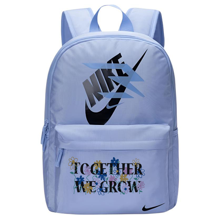 

Nike Полиэстеровый рюкзак унисекс приливный синий, Floral Letter