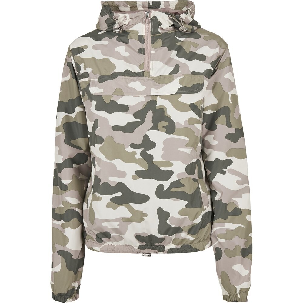 

Куртка Urban Classics Windbreaker Camouflage, розовый