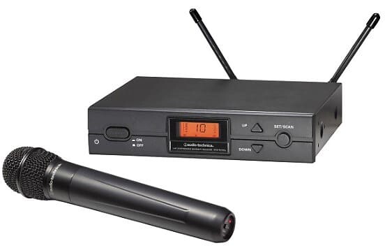 

Микрофон Audio-Technica ATW-2120BI 2000 Series Wireless Handheld Microphone System - Band I (487.125-506.500 MHz)
