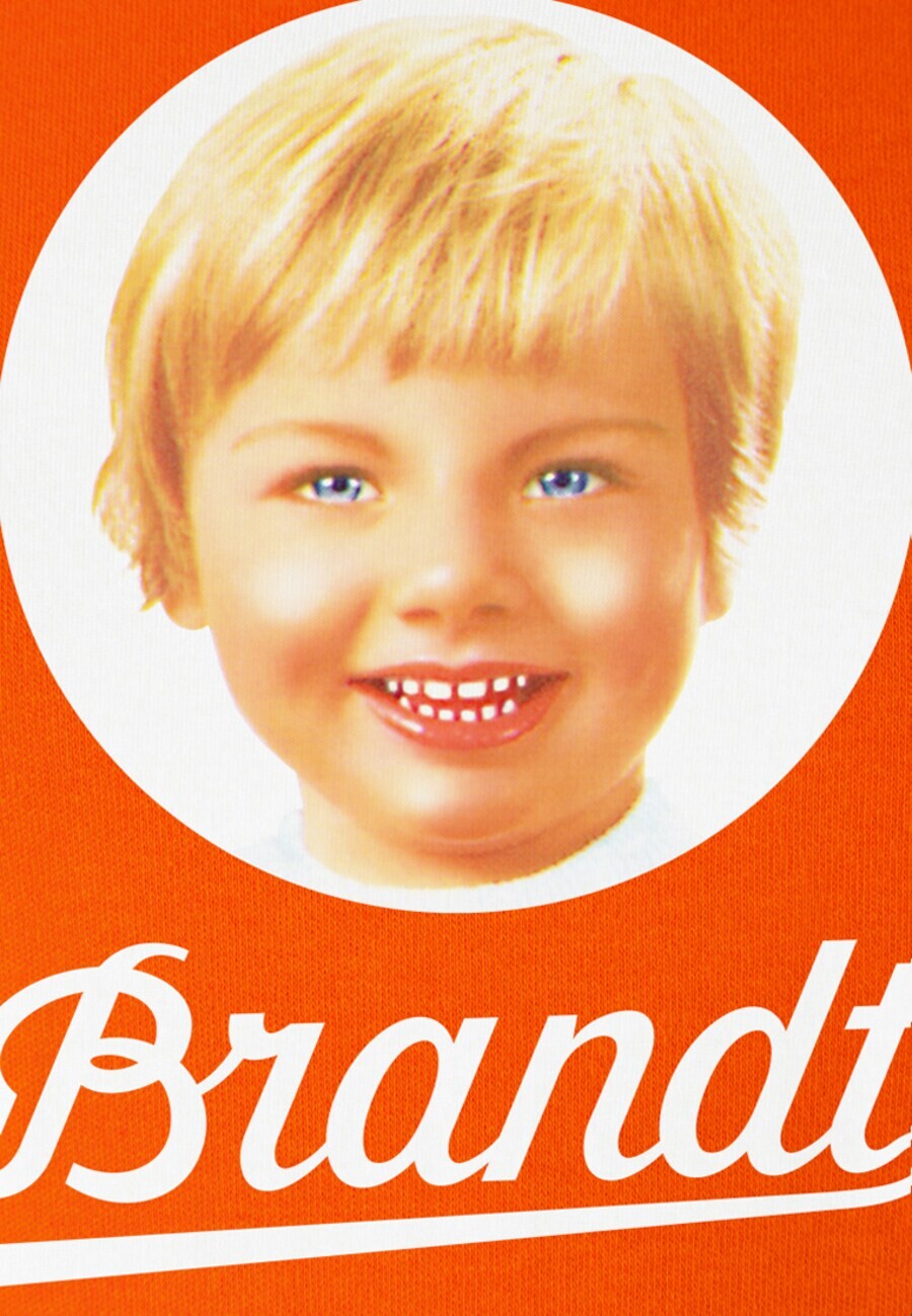Футболка LOGOSHIRT Brandt Zwieback, неоновый оранжевый — фото 4