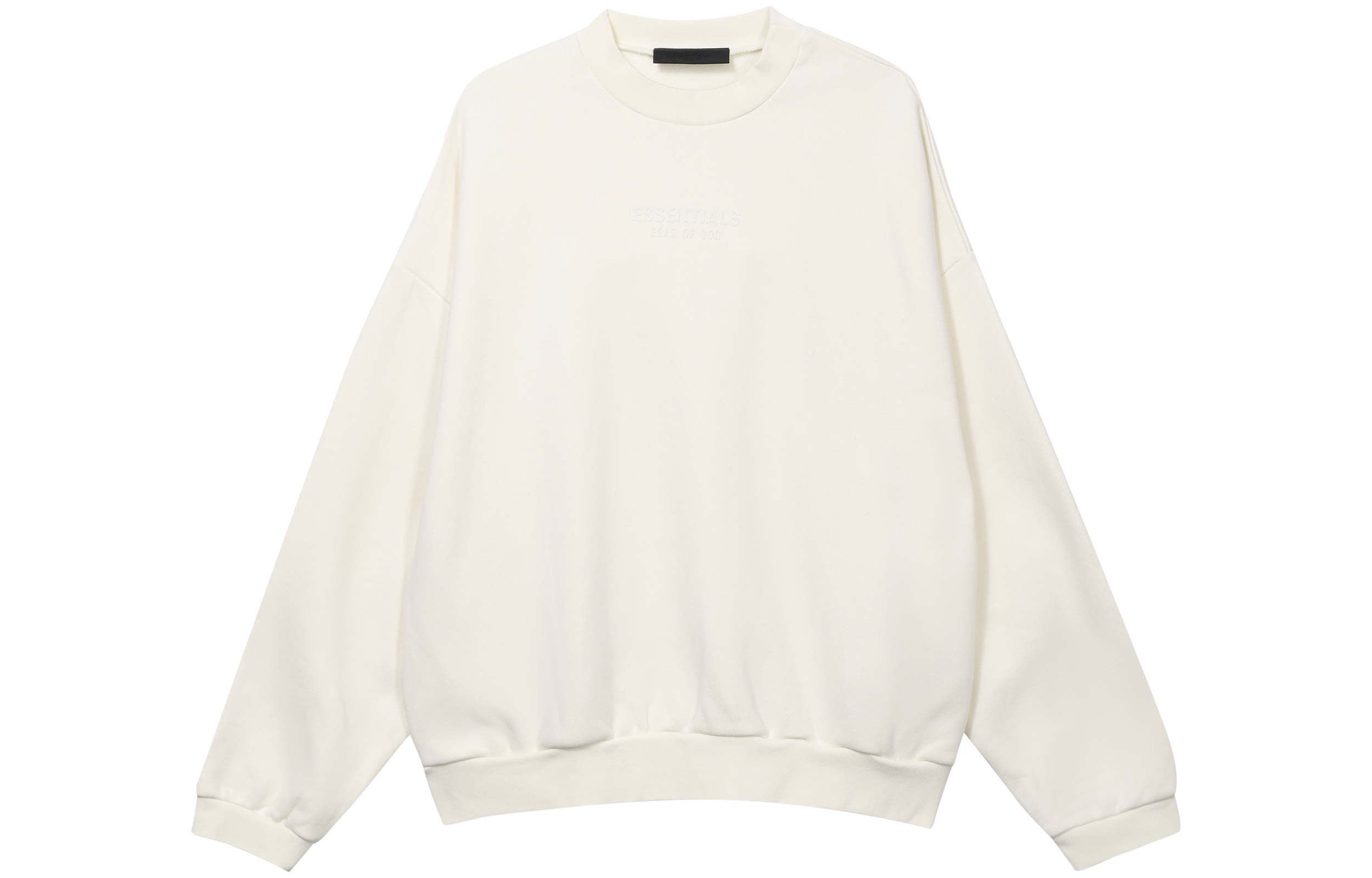 

Хлопковая толстовка с круглым вырезом Fear Of God Essentials, Cloud Dancer/Cloud Dancer