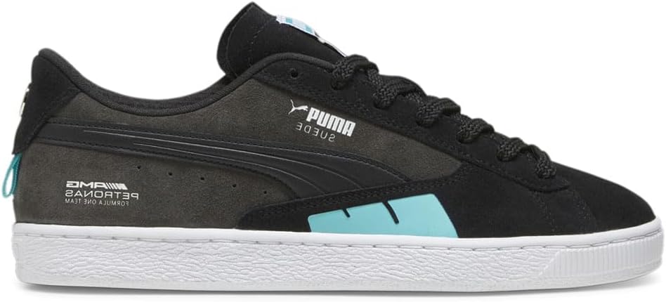 

Мужские кроссовки PUMA Mercedes AMG Petronas F1 X Suede на шнуровке, повседневные - черные, серые
