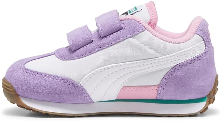 Детские кроссовки Puma Easy Rider на липучке (для малышей), белый/серебряный — фото 3