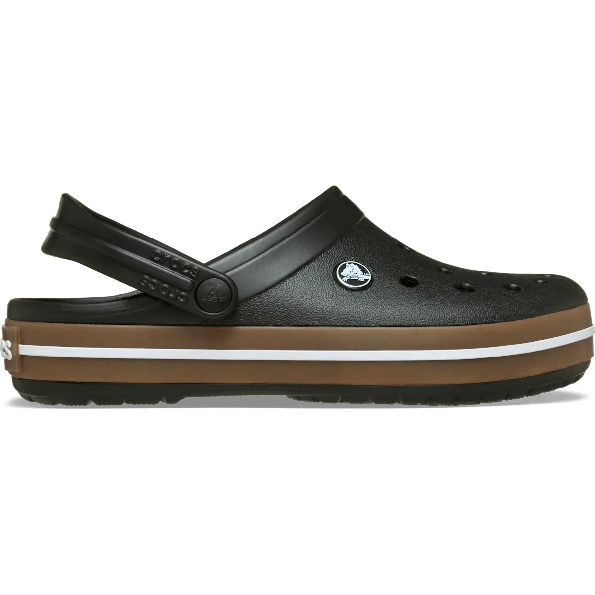 Crocband Gum Clog Crocs, черный