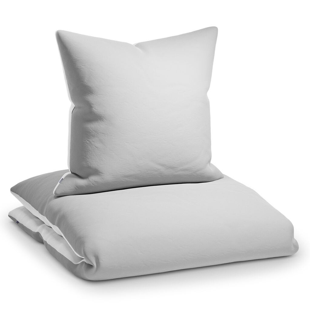 

Постельное белье Sleepwise 135 x 200 см, постельное белье из микрофибры, протестировано OEKO-TEX, мягкое зимнее и летнее пододеяльник, антистатическое и дышащее, негладкое пододеяльник для аллергиков, 1 покрывало и 1 наволочка, белый
