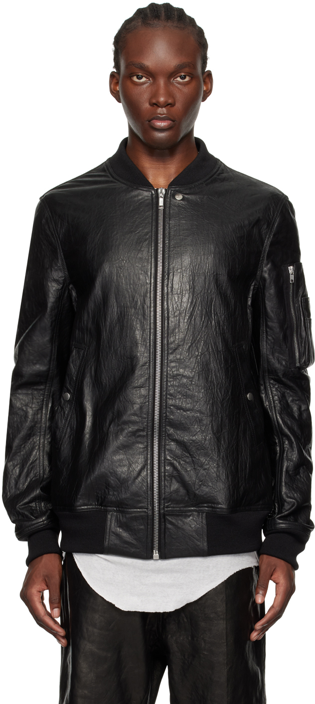 

Кожаная куртка Porterville Classic Flight Rick Owens, черный