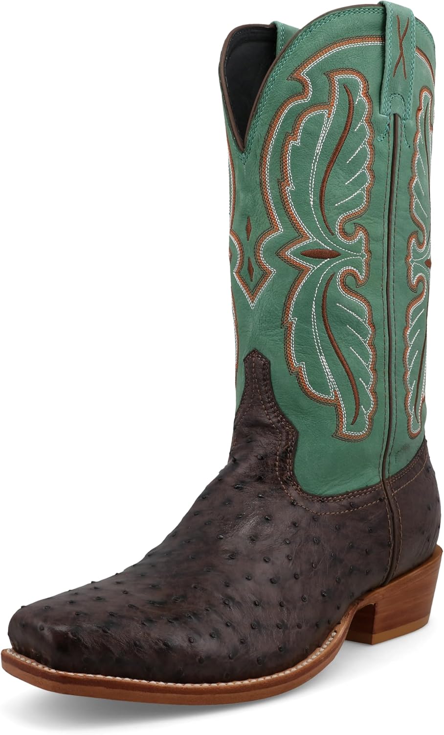 

Вестернские сапоги Twisted X для мужчин, Tobacco Ostrich & Jade