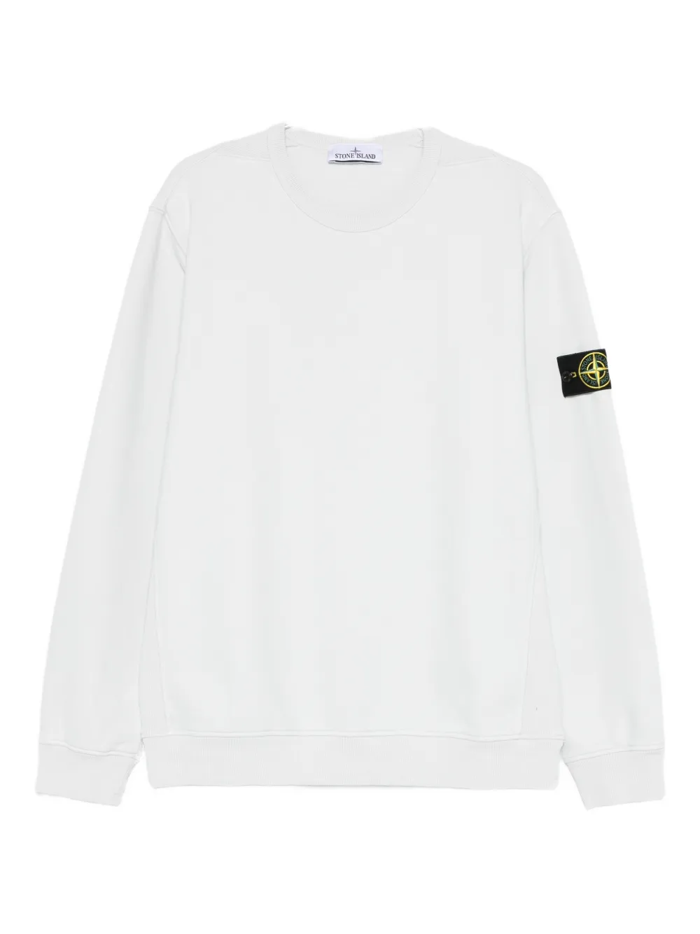 

Свитер с круглым вырезом и нашивкой с логотипом Stone Island, синий