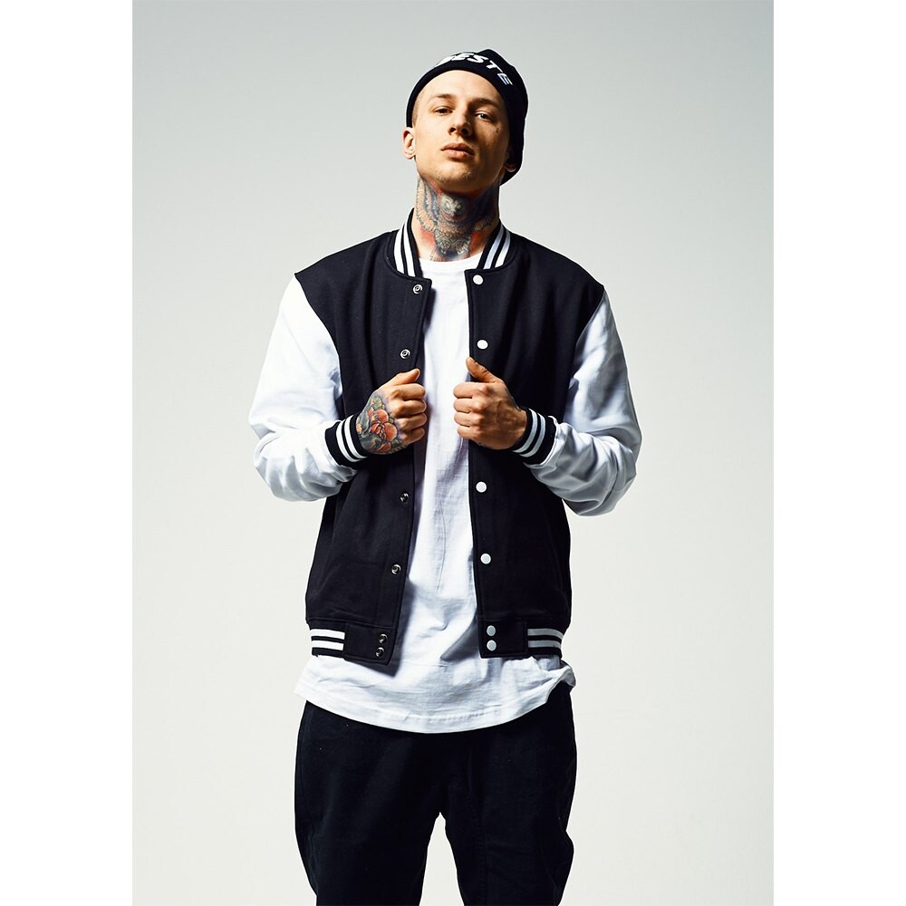 

Куртка Urban Classics 2-Tone College Sweat Basic, черный