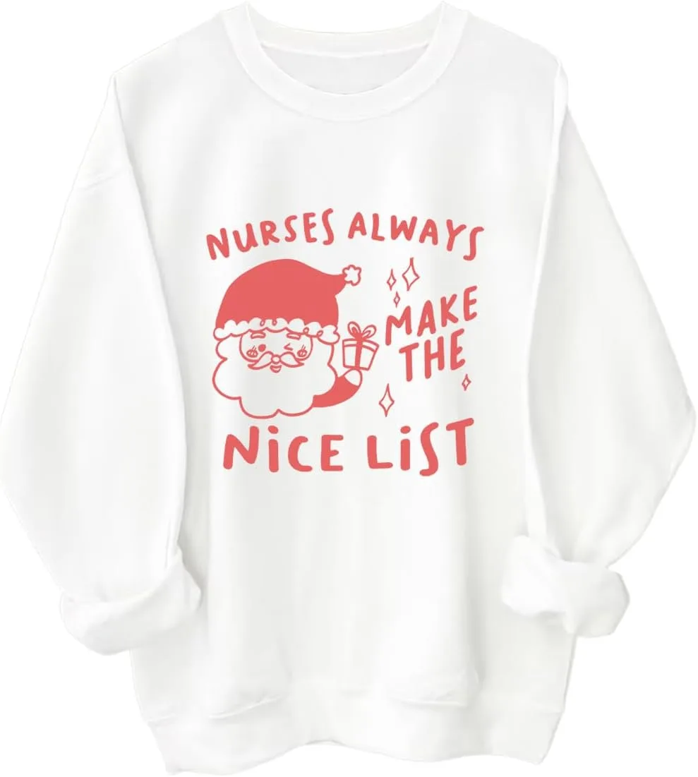 

Свитшот с принтом для медсестер NICU Racsea