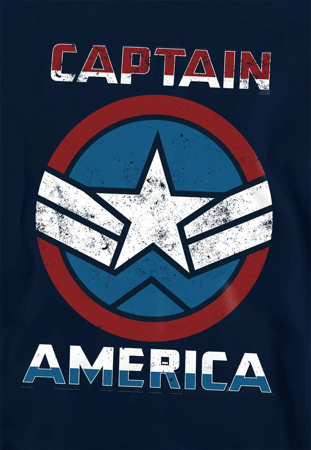 Детская худи Marvel Captain America, темно-синий — фото 2