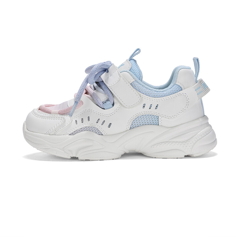 

Современные детские кроссовки Lifestyle Kids Low-top Белый/Синий/Розовый Pony, белый/синий/розовый