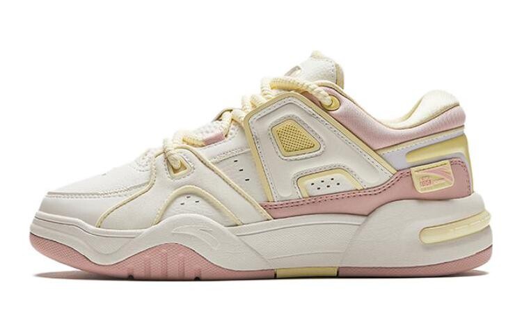 

Детские кроссовки для скейтбординга GS Low-top Ivory / Halo Pink / Cream Yellow Anta Kids, белый/желтый