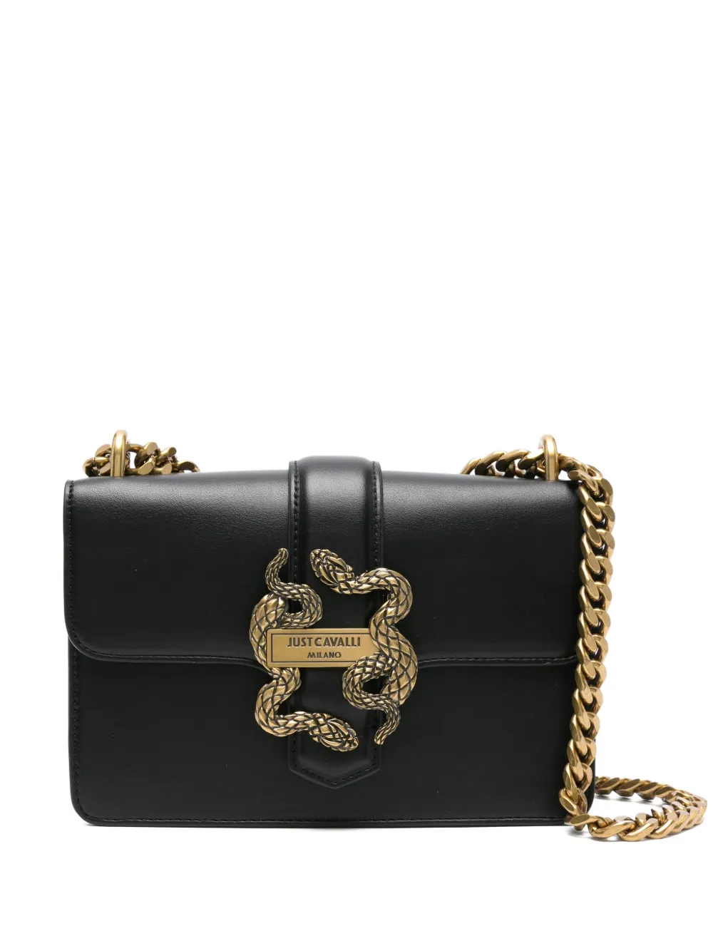 

Сумка через плечо с тисненым логотипом Just Cavalli, черный