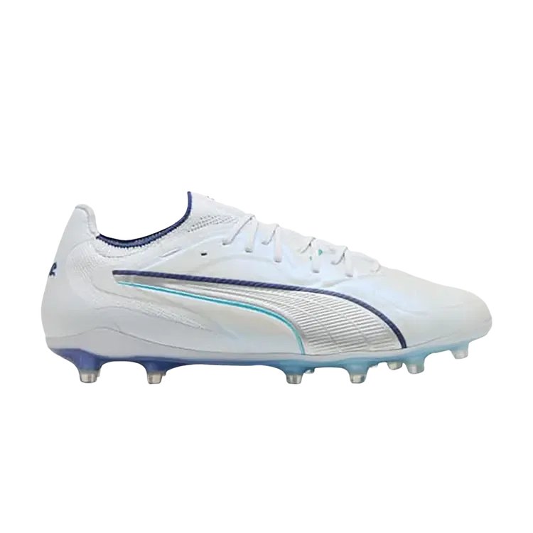 Бутсы Puma King 20 Ultimate FG AG, серебристый