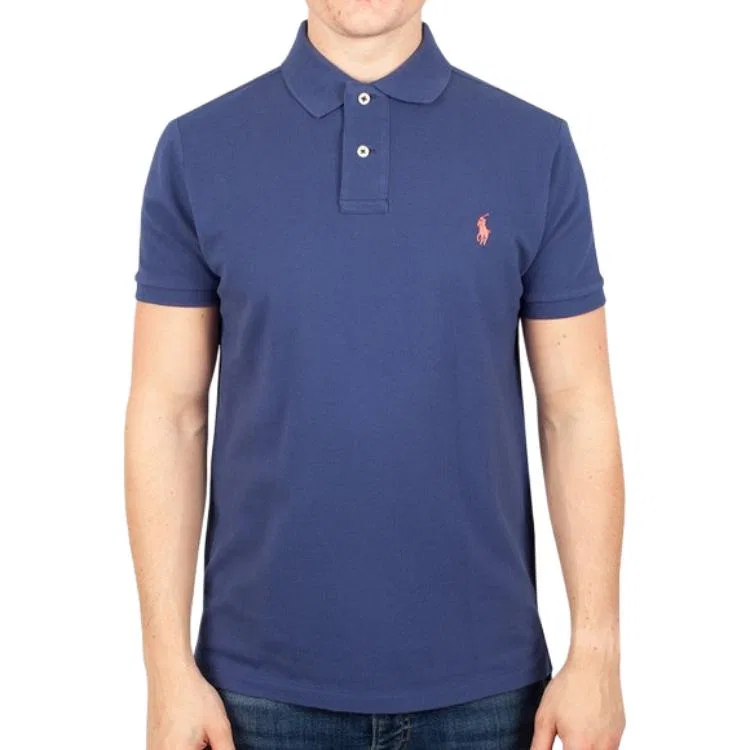 Поло Polo Ralph Lauren мужское морской синий — фото 3