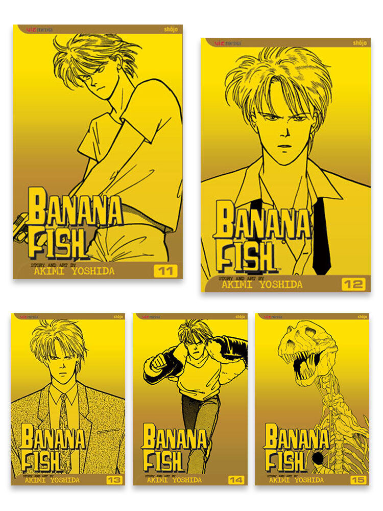 

Манга Banana Fish Manga (11-15) Bundle