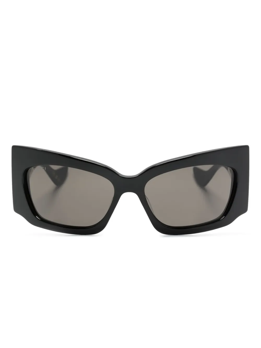 

Солнцезащитные очки в геометричной оправе Gucci Eyewear, черный