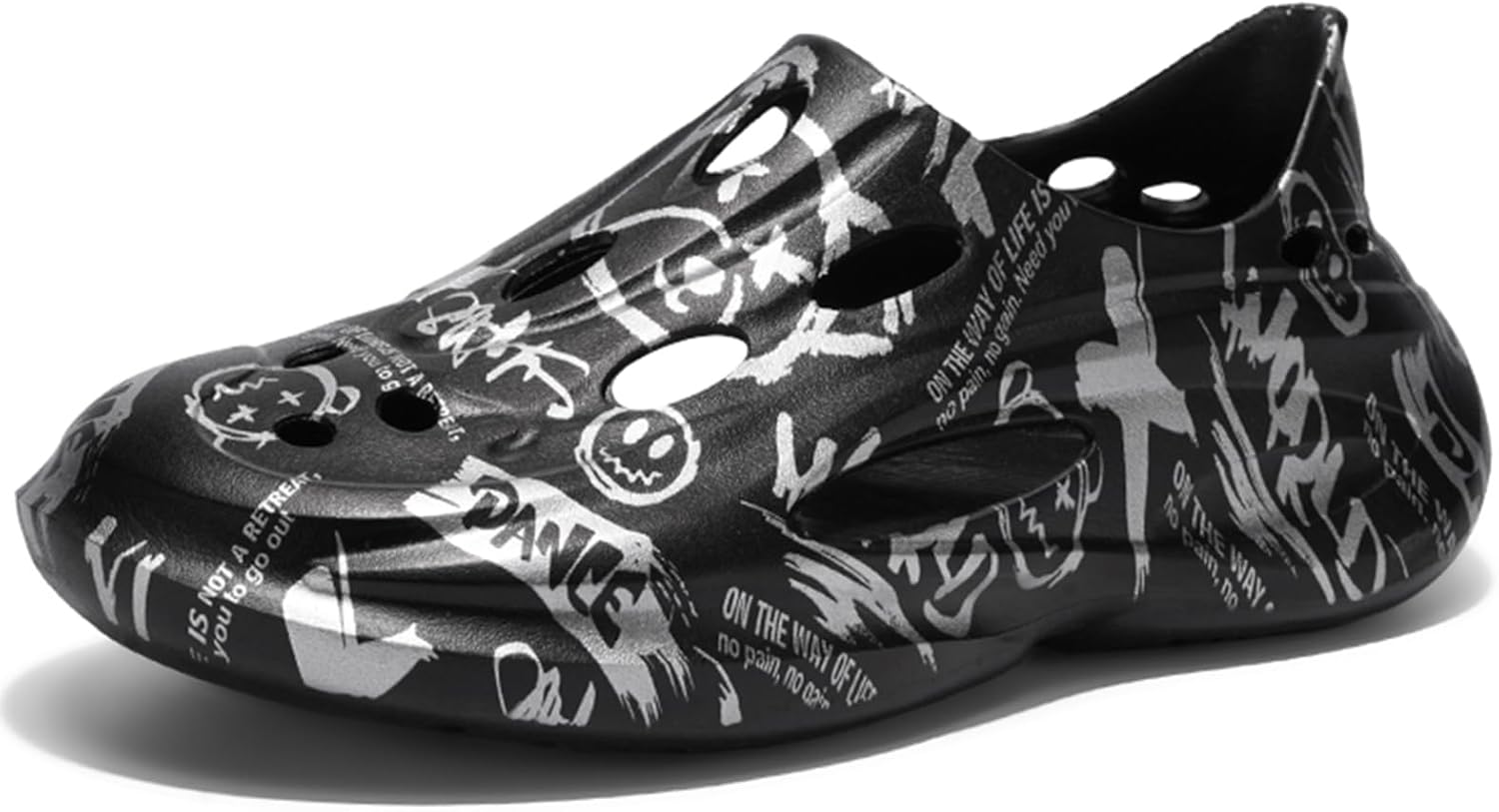 

Мужские пенопластовые туфли INKUIL из материала EVA, с вырезами, легкие шлепанцы на липучке, удобные кроссовки для прогулок, дышащие мягкие пляжные сандалии, белый/черный