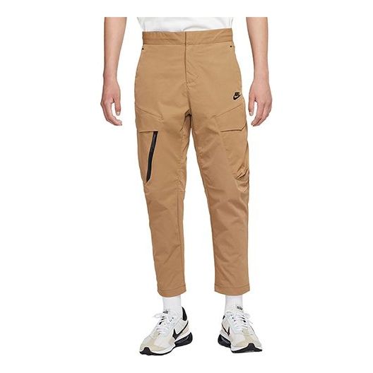 

Брюки men's sportswear tech essentials casual sports woven unlined long pants/trousers brown Nike, мультиколор